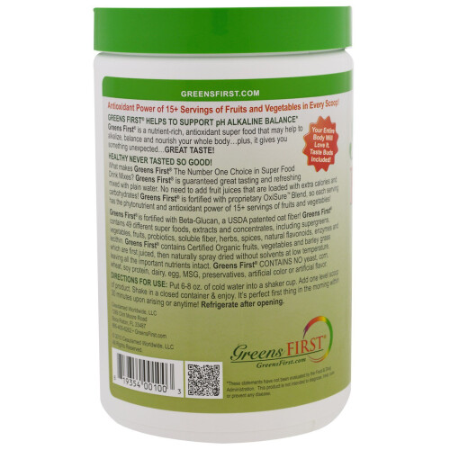 Greens First, Greens First, Original, 9,86 Unzen (279,6 g) 2