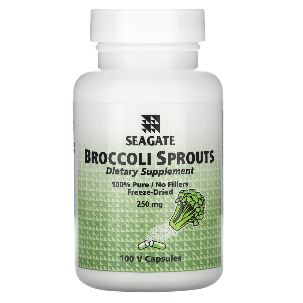 Seagate, Broccoli Sprouts, 250 mg, 100 V Capsules