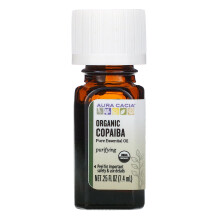 Aura Cacia, Reines Ätherisches Öl, Bio Copaiba, 0,25 fl oz (7,4 ml)