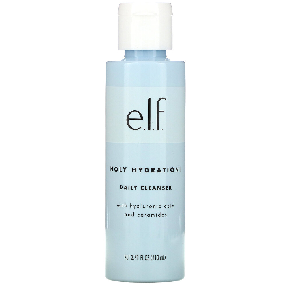 E.L.F., Holy Hydration! Daily Cleanser, 3.71 Fl Oz (110 ml)