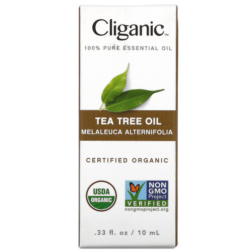 Cliganic, 100% Reines Ätherisches Öl, Teebaum, 0,33 fl oz (10 ml)