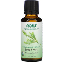 Now Foods Tea Tree 100% pure en gecertificeerde biologische etherische olie 1 ounce