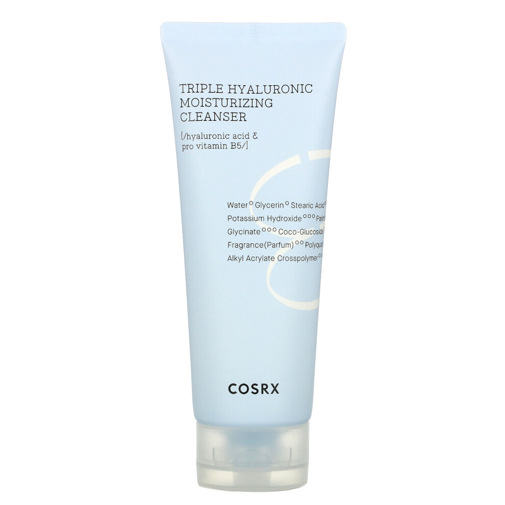 Cosrx , Hydrium Triple Hyaluronic Moisture Cleanser, 5.07 Fl Oz (150 Ml)