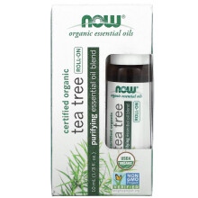 NOW Foods, Zertifiziertes organisches Teebaum-Roll-On, 1/3 fl oz (10 ml)