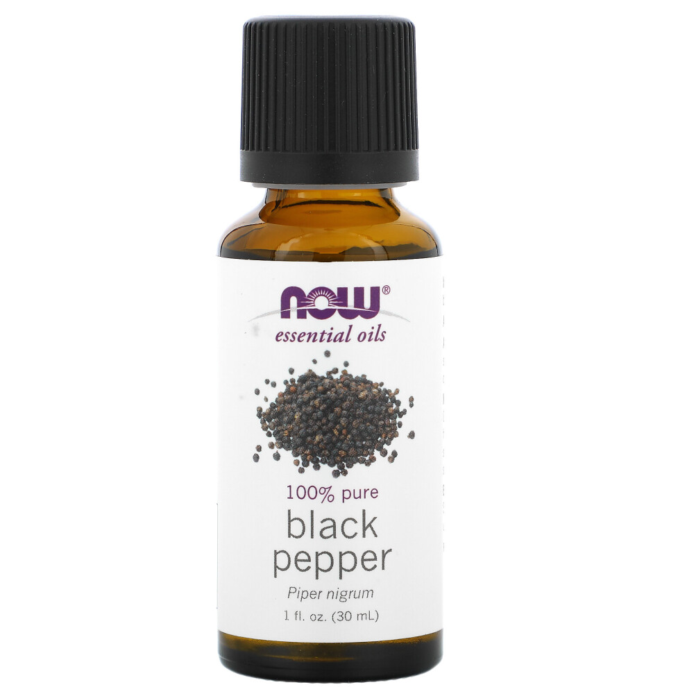 NOW Foods, Essential Oils, Black Pepper Oil, 1 fl oz (30 ml)