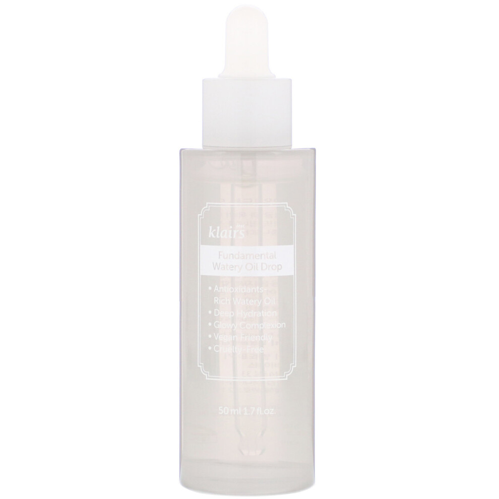Dear, Klairs , Fundamental Watery Oil Drop, 1.7 Fl Oz (50 Ml)