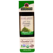 Nature's Answer, Huile essentielle biologique, 100 % pure, fenouil, 15 ml