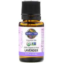 Garden of Life, 100 % Bio & Rein, Ätherische Öle, Beruhigend, Lavendel, 0,5 fl oz (15 ml)