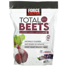Force Factor, Total Beets, Gesunde Energie + Antioxidantien, Acai-Beere, 60 Superfood Weichkautabletten