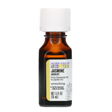 Aura Cacia, Reines Ätherisches Öl in Jojobaöl, Jasmin Absolut, 0,5 fl oz (15 ml)