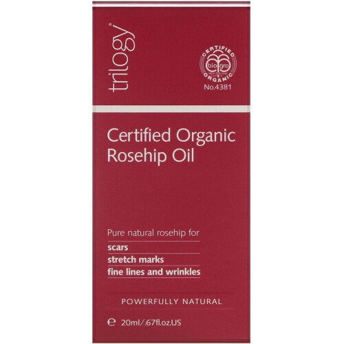 Trilogy, Εγκεκριμένη Οργανική Rosehip Oil, 0.68 fl oz (20 ml) 1