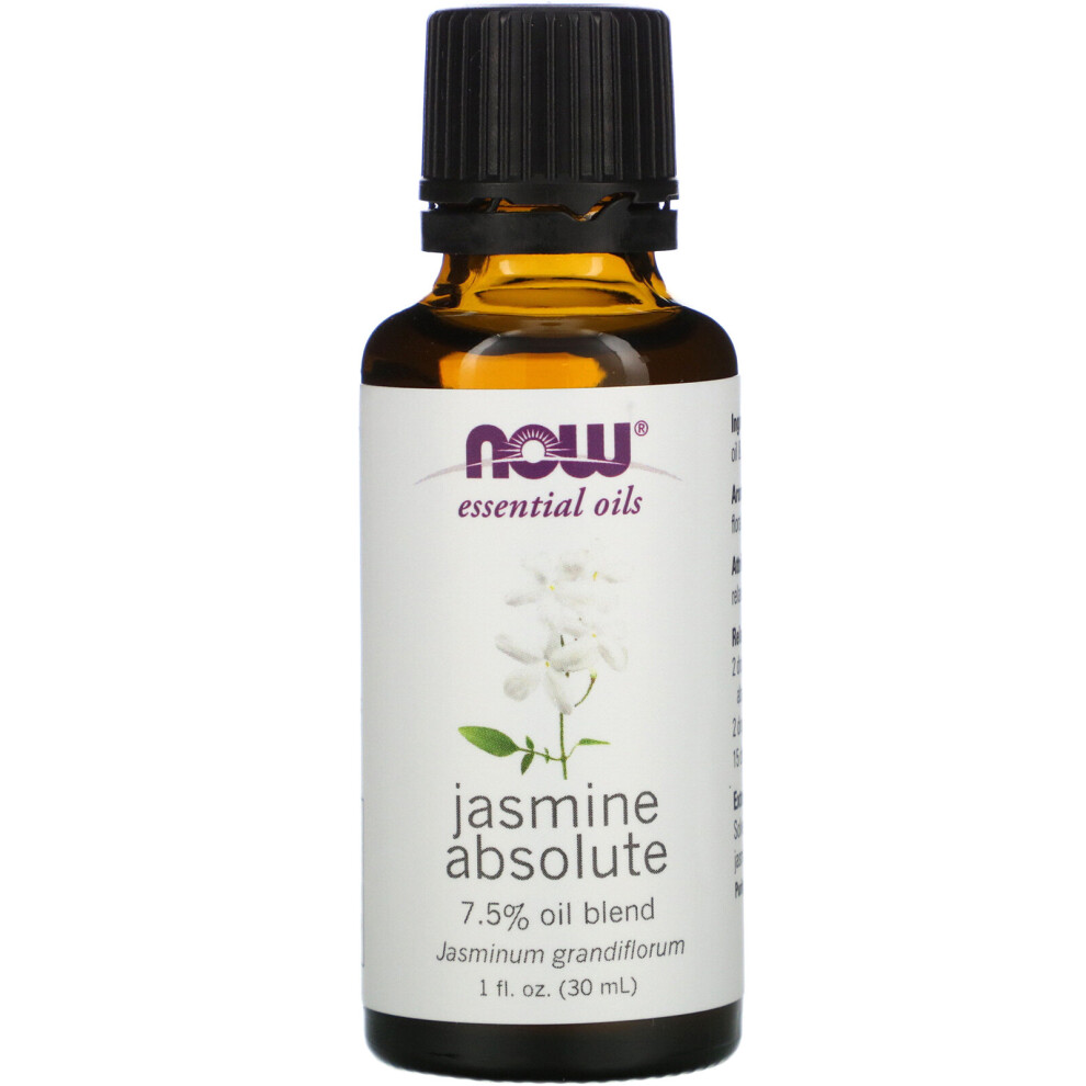 NOW Foods, Essential Oils, Jasmine Absolute, 1 fl oz (30 ml)