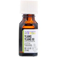 Aura Cacia, Reines Ätherisches Öl, Ylang Ylang III, 0,5 fl oz (15 ml)