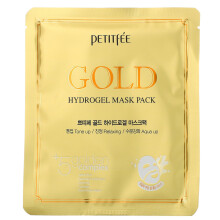 Petitfee, Gold Hydrogel Schönheitsmaske Packung, 5 Blätter, je 32 g