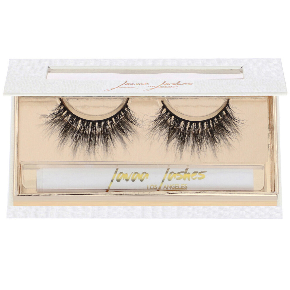 Lavaa Lashes , Flirty, 3D Mink False Eyelashes, 1 Pair