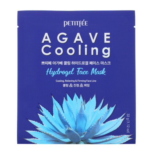 Petitfee, Agave Cooling Hydrogel Καλθέντος Μάσκα Προσώπου, 5 Sheets, 1.12 oz (32 g) Each 2