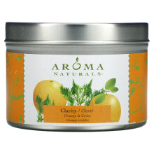 Aroma Naturals, Soy VegePure, Reisedosenkerze, Klarheit, Orange & Zeder, 2,8 oz (79,38 g)
