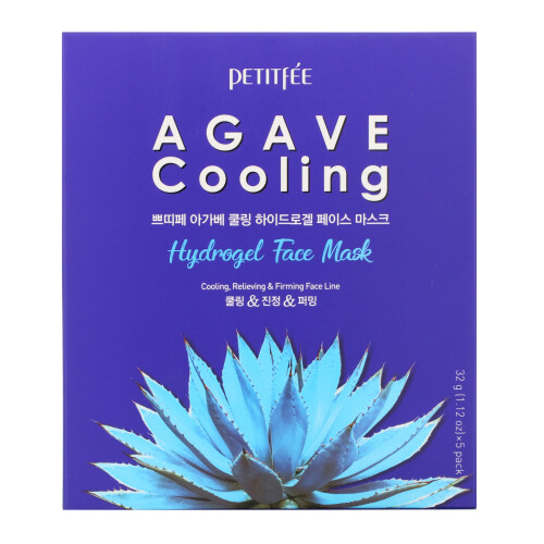 Petitfee, Agave Cooling Hydrogel Καλθέντος Μάσκα Προσώπου, 5 Sheets, 1.12 oz (32 g) Each