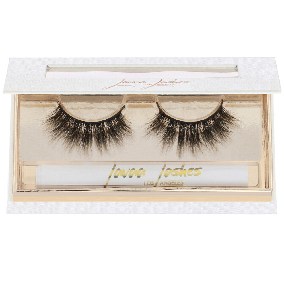 Lavaa Lashes , Angelic, 3D Mink False Eyelashes, 1 Pair
