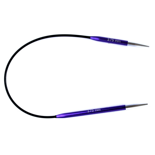 Zing Knitting Pins Circular Fixed: 25cm x 3.75mm