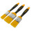 Coral Zero Paint Brushes with Bristle Paintbrush Heads 3 Piece Set 2