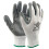 (2XL) 12 Pairs Nitrile Coated Grey Work Gloves - DIY Builders 1