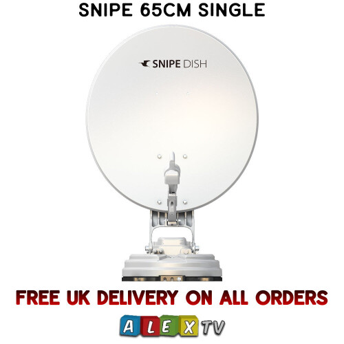 Selfsat Snipe Dish 65cm Single Foldable Automatic Satellite Dish Motorhome Caravan
