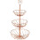 Premier Housewares 3 Tier Kuper Kitchen Dining Table Fruit Metal Basket Holder Stand Rack Storage 1