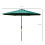 2.7MT Solar Powered Solid Metal 24 Led Green Parasol Outdoor Best 2