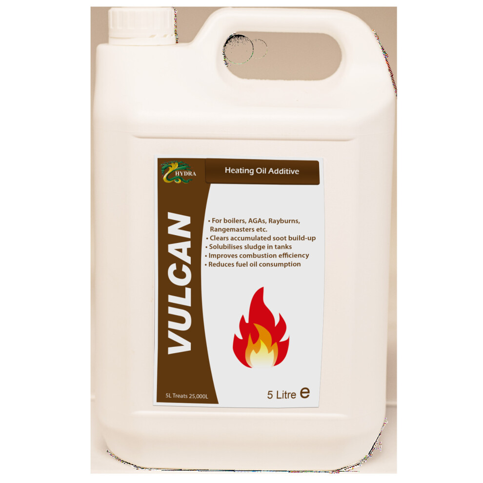 (5 Litre	) HYDRA VULCAN Heating Oil Additive For Home