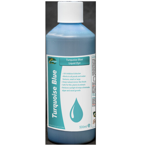 (500ml (upto 12,500L)	) Hydra Turquoise Blue Liquid Dye
