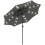 2.7MT Solar Powered Solid Metal 24 Led Grey Parasol Outdoor Best 1