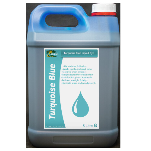 (5L (upto 125,000L)	) Hydra Turquoise Blue Liquid Dye