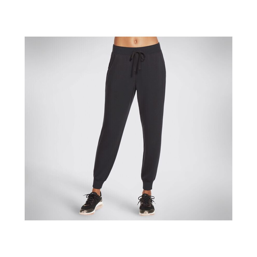 (L, Black) Skechers Apparel Restful Jogger Pants