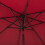2.7MT Solar Powered Solid Metal 24 Led Wine Red Parasol Outdoor Best 3