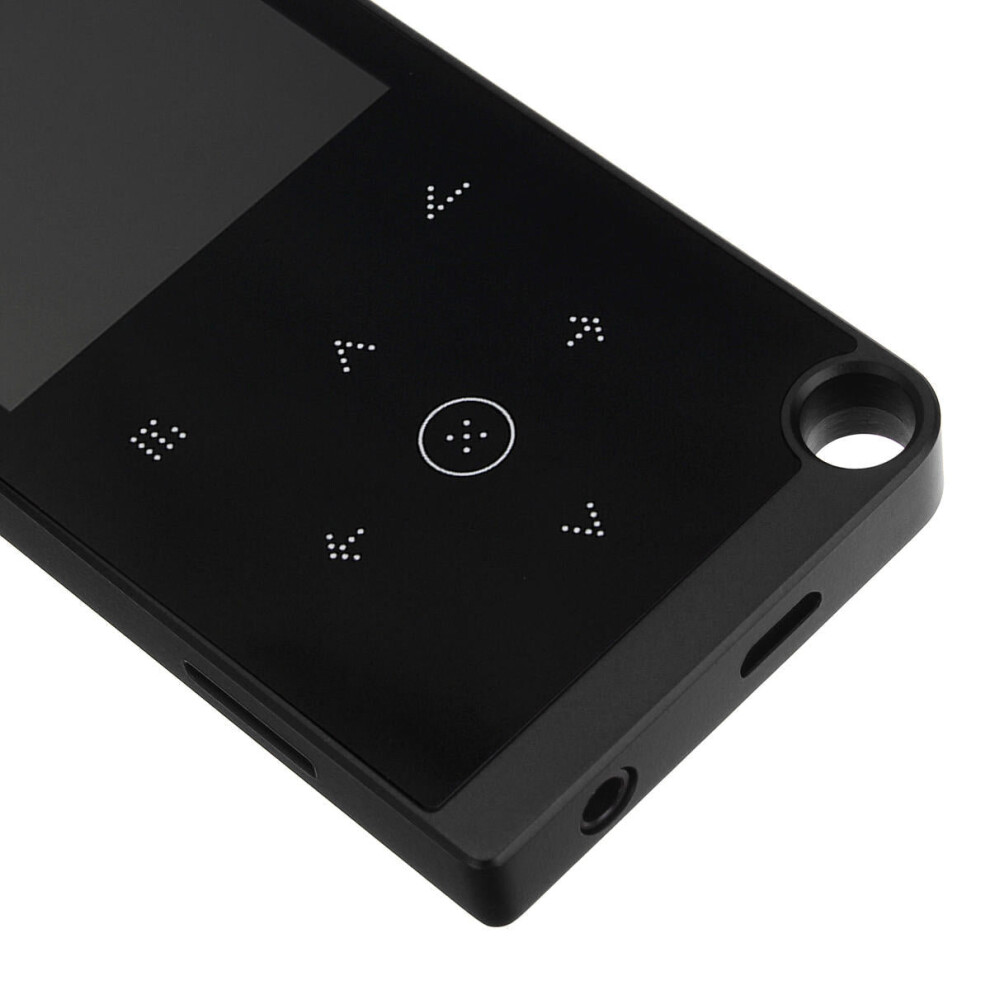 (Black) 16Gb 2.4 Inch Bluetooth Mp3 Player Built-In Speaker Music Hd Recording Ebook Fm Radio Black 6112211955742
