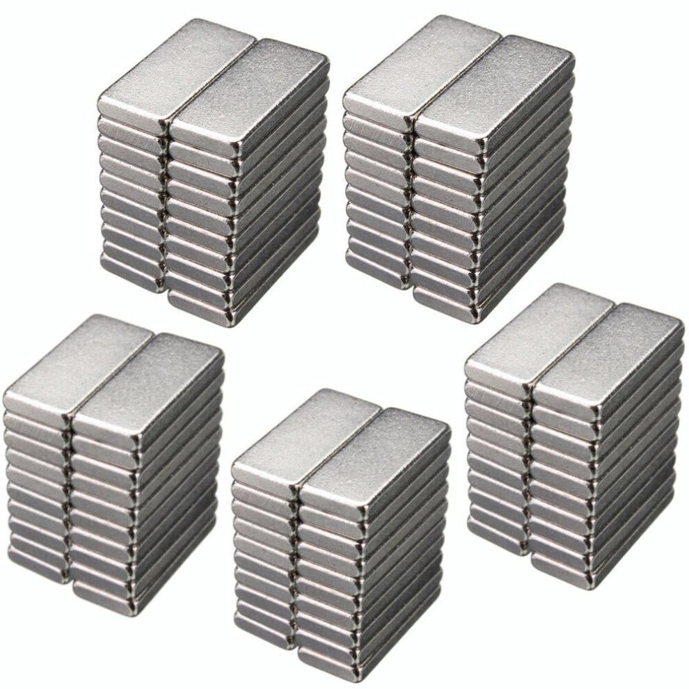100Pcs N35 Strong Block Magnet Rare Earth Neodymium 15Mmx6.5mmx2mm 6112212031520