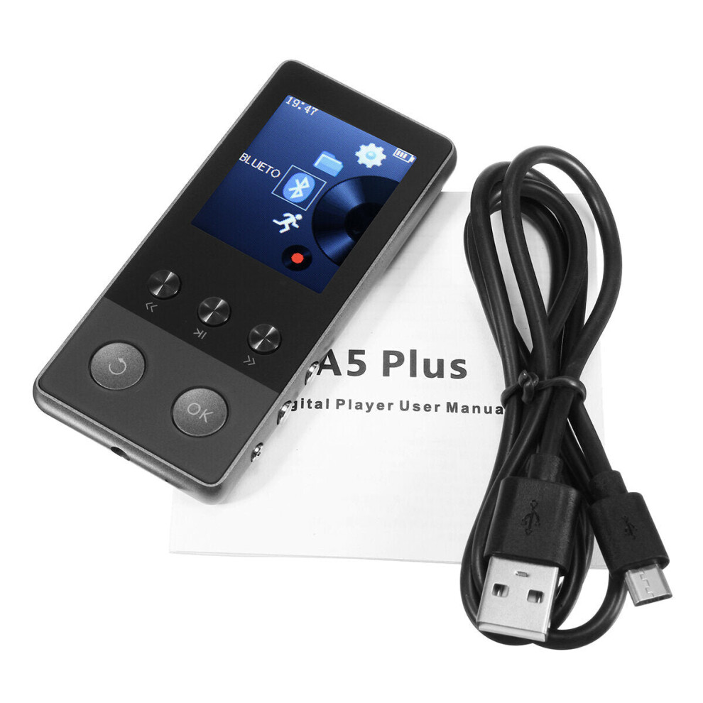 (Black) 1.8 Inch 8Gb 250 Hours Portable Mp3 Lossless Music Player Fm/Tf Pedometer Function Black 6112211955728