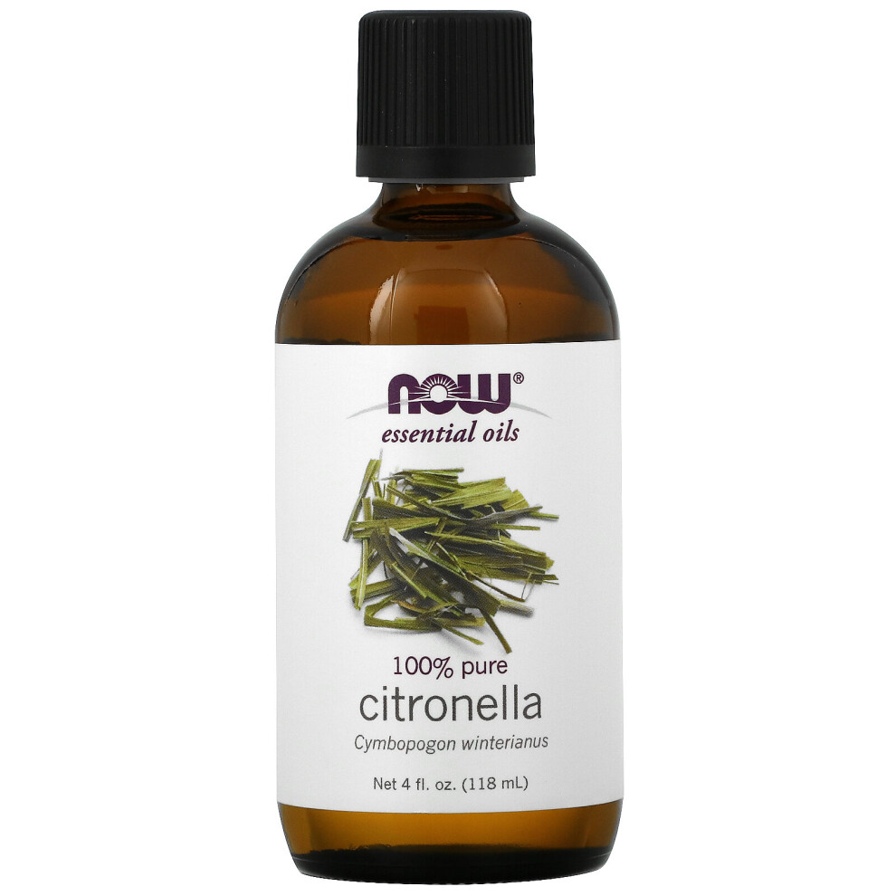 Now Foods , Essential Oils, Citronella, 4 Fl Oz (118 Ml)