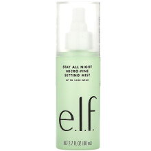 e.l.f. Stay All Night Mikrofeiner Setting Mist, Hydratisierend & Erfrischend für 16 Stunden, Vegan & Cruelty-Free, 2,7 Fl Oz