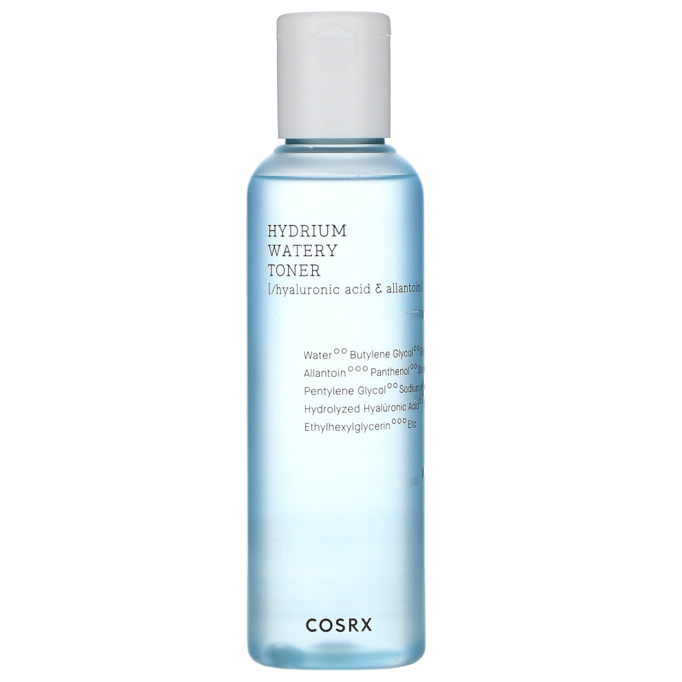 Cosrx Hydrium Watery Toner 150Ml / 5.07 Fl.oz | Hyaluronic Acid Moisturizing Korean Toner | Hyaluronic Acid Allantoin Panthenol | Korean Skin