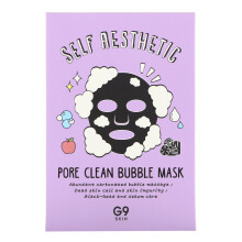 G9skin, Self Aesthetic, Pore Clean Bubble Beauty Mask, 5 Sheets, 0.78 fl oz (23 ml) Each