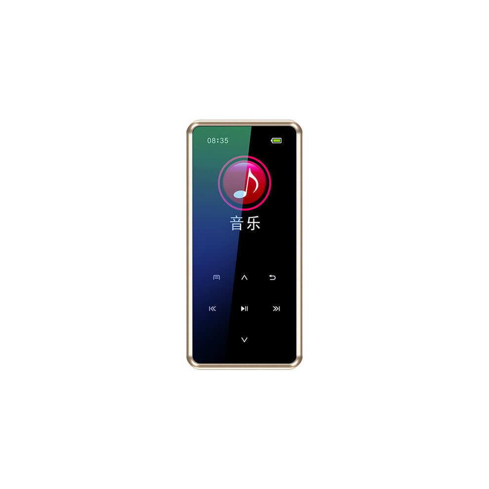 (Gold, 8GB) 1.5 Inch LCD Display Bluetooth MP3 Player FM Radio MP4 E-book Reader Voice Recording High-Definition Noise Reduction HIFI Music Support OT