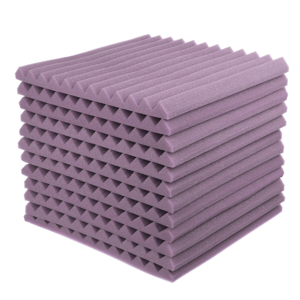 (Bean paste) 16 Pcs Soundproofing Wedges Acoustic Panels Tiles Insulation Closed Cell Foams