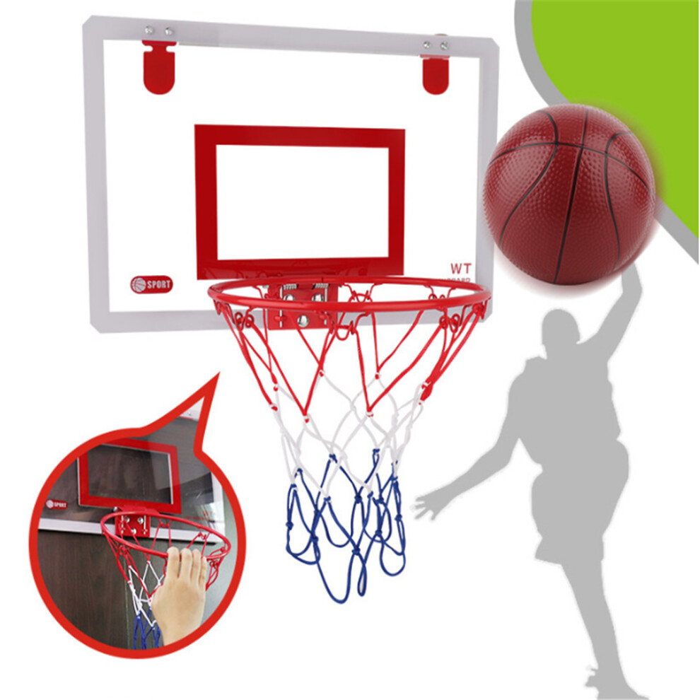 Basketball Door Wall-Mountable Spikeable Transparent Basketball Board Toys