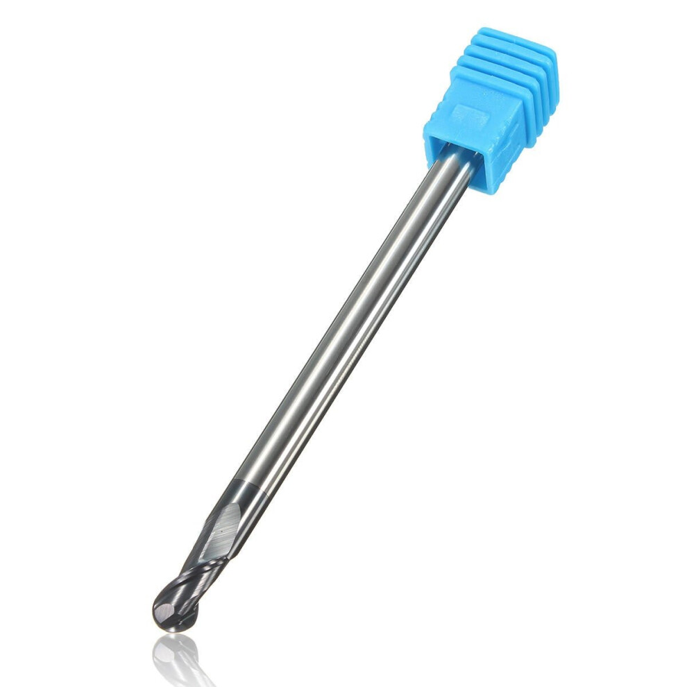 Radius 3Mm 2 Flute Ball Nose End Mill Hrc45 R3x6x12x100 Carbide Cnc Router Bit 3654659289681