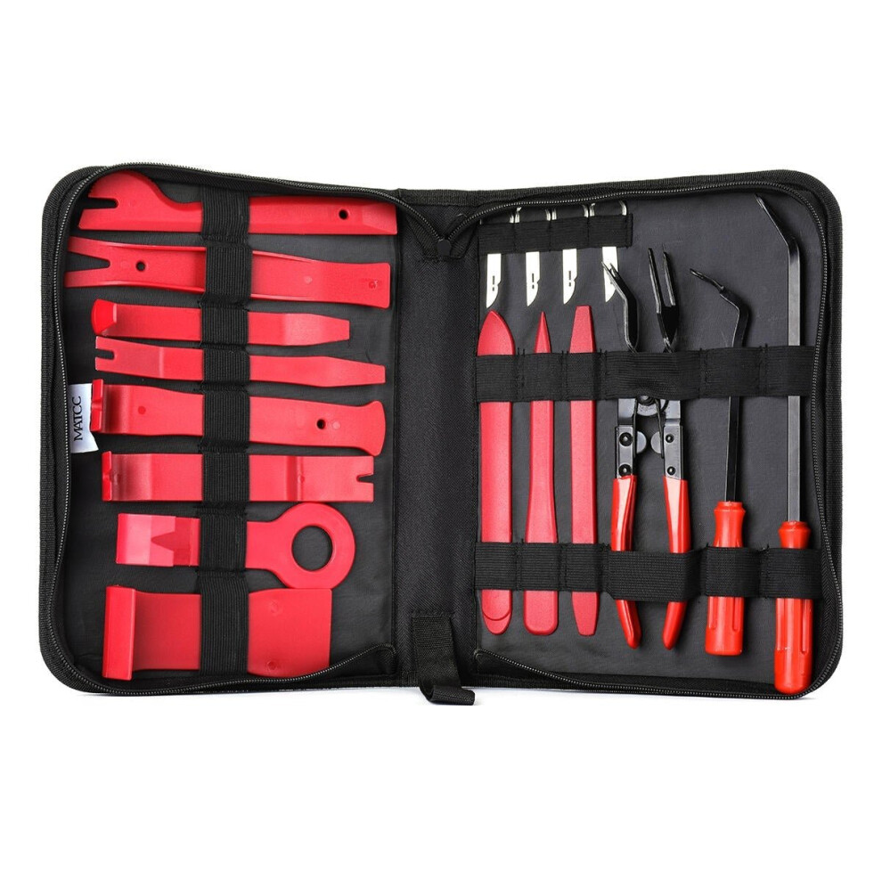 18Pcs Car Stereo Panel Removal Tools Kit Nylon For Dash Audio Radio Installer And Repair Pry Tool Kits 3654659308245
