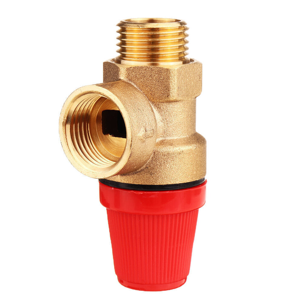 (3 Bar) 1/2'' 3Bar/6Bar Female Male Brass Pressure Relief Valve Control Safety Switch Regulator for Wall-Hanging Water Heater