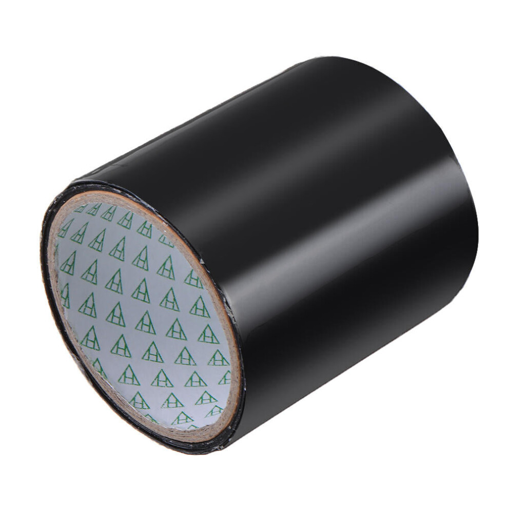 (Black) 150x20cm PVC Black/White Super Fix Strong Waterproof Adhesive Tape Pipe Repair Tape Self Fixable Tape Stop Leak Seal Insulating Tape