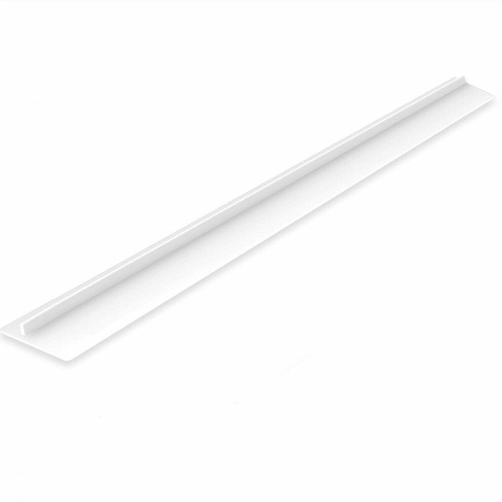(White) 1PCS Silicone Stove Counter Gap Cover Heat Resistant Filler Seals Kitchen 25 Inch